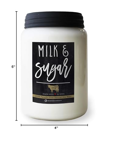 Milkhouse Candle Company - Balsam & Cedar - 26oz Beeswax and Soy Candles - Farmhouse Collection - 100% Natural, Paraffin Free, with Premium Fragrance Oil, Glass Jars with Lids