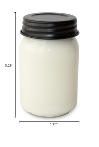 Milkhouse Candle Company - Balsam & Cedar - 26oz Beeswax and Soy Candles - Farmhouse Collection - 100% Natural, Paraffin Free, with Premium Fragrance Oil, Glass Jars with Lids