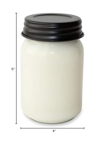 Milkhouse Candle Company - Balsam & Cedar - 26oz Beeswax and Soy Candles - Farmhouse Collection - 100% Natural, Paraffin Free, with Premium Fragrance Oil, Glass Jars with Lids