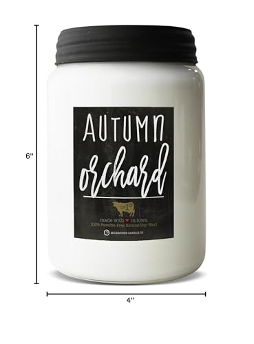 Milkhouse Candle Company - Balsam & Cedar - 26oz Beeswax and Soy Candles - Farmhouse Collection - 100% Natural, Paraffin Free, with Premium Fragrance Oil, Glass Jars with Lids