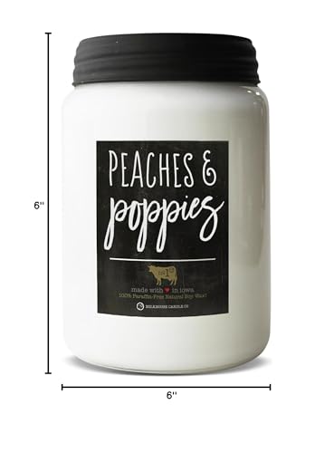 Milkhouse Candle Company - Balsam & Cedar - 26oz Beeswax and Soy Candles - Farmhouse Collection - 100% Natural, Paraffin Free, with Premium Fragrance Oil, Glass Jars with Lids