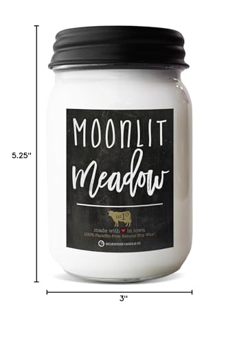 Milkhouse Candle Company - Balsam & Cedar - 26oz Beeswax and Soy Candles - Farmhouse Collection - 100% Natural, Paraffin Free, with Premium Fragrance Oil, Glass Jars with Lids