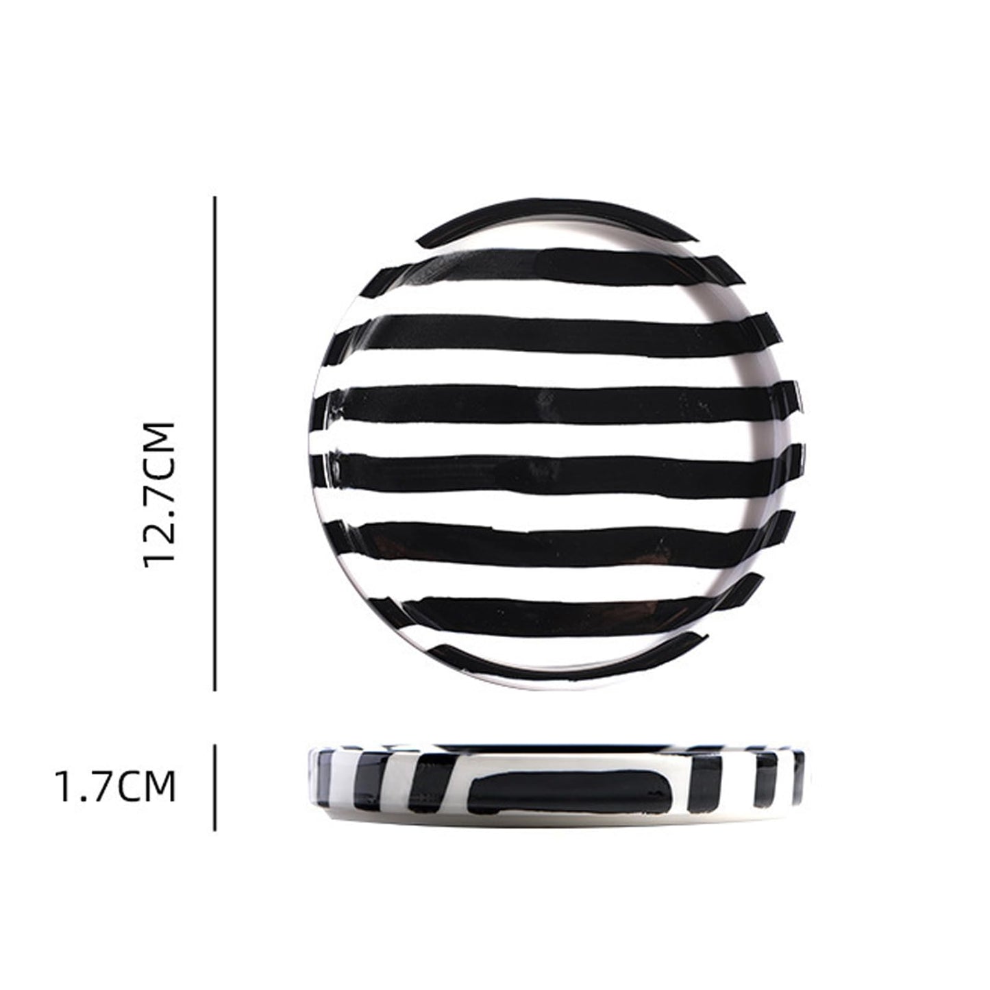 8 Oz Ceramic Coffee Mug Espresso Cups with Saucer Mug And Saucer Set Cup And Saucer Coffee Cups with Saucers Coffee Cups And Saucers,Black