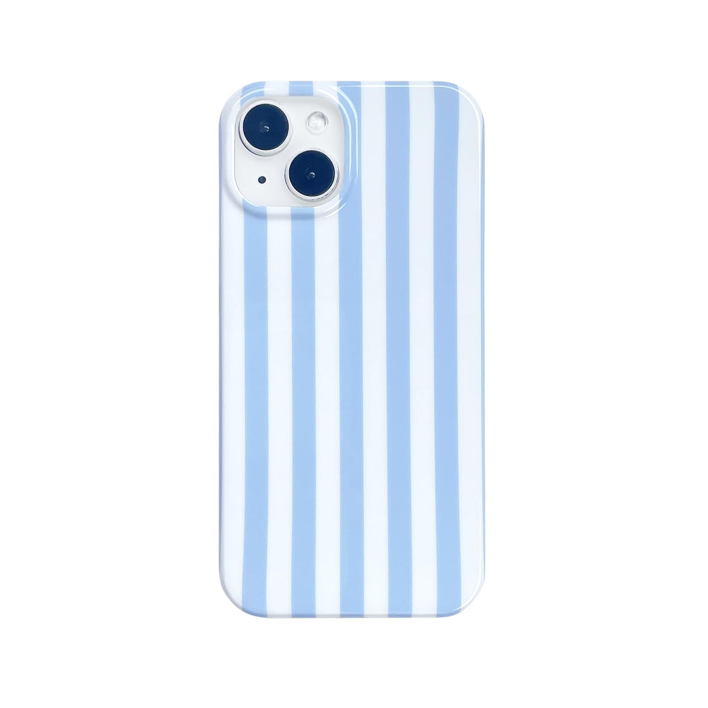 Cute Striped Phone Case Compatible with iPhone 14/13 6.1",Aesthetic Trendy Retro Stripe Pattern Chic Pretty Stylish Protective Girls Women Cover for iPhone 14/13-Black White