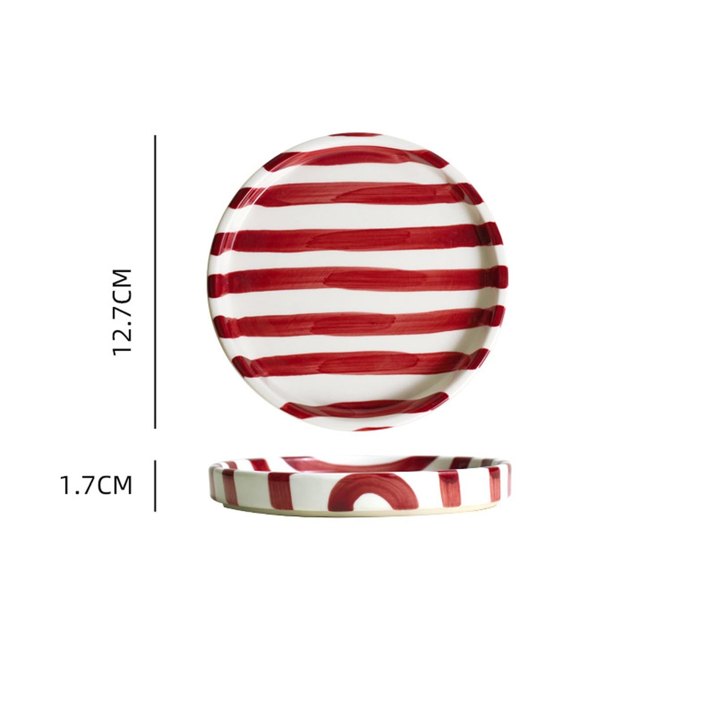 8 Oz Ceramic Coffee Mug Espresso Cups with Saucer Mug And Saucer Set Cup And Saucer Coffee Cups with Saucers Coffee Cups And Saucers,Black