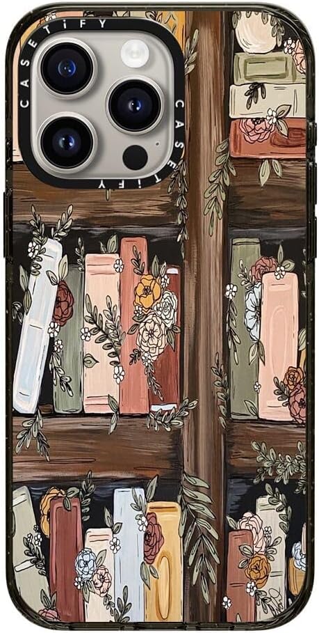 CASETiFY Impact iPhone 15 Pro Max Case [4X Military Grade Drop Tested / 8.2ft Drop Protection/Compatible with Magsafe] White/Black Colorblock - Clear Black