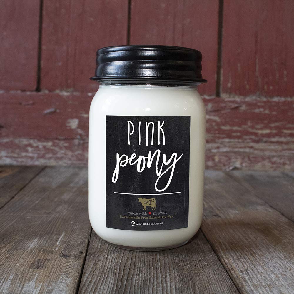 Milkhouse Candle Company - Balsam & Cedar - 26oz Beeswax and Soy Candles - Farmhouse Collection - 100% Natural, Paraffin Free, with Premium Fragrance Oil, Glass Jars with Lids