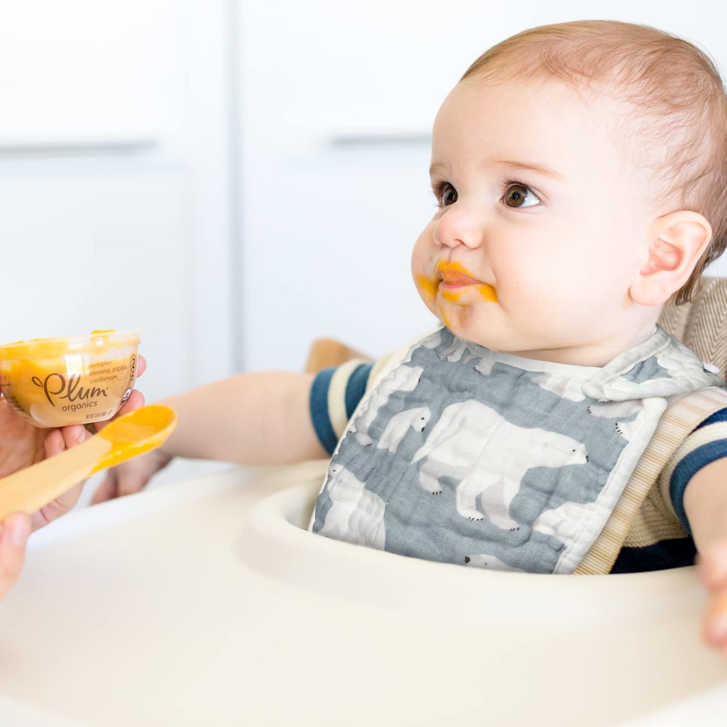 Zainpe 6Pcs Snap Muslin Cotton Bibs for Baby Love Heart Milk Letter Pattern Bib with 6 Absorbent Soft Layers, Machine Washable Burp Cloths for Infants Newborns Toddlers Drooling Feeding and Teething