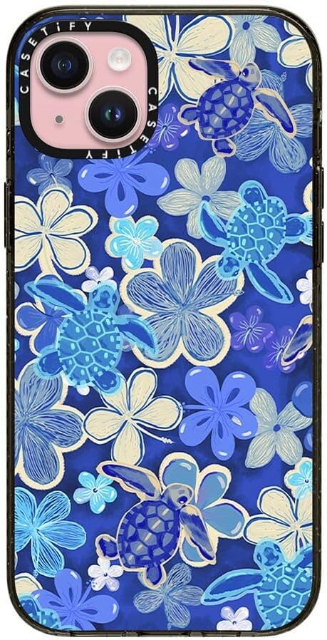 CASETiFY Impact iPhone 15 Pro Max Case [4X Military Grade Drop Tested / 8.2ft Drop Protection/Compatible with Magsafe] White/Black Colorblock - Clear Black