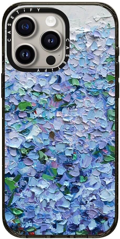 CASETiFY Impact iPhone 15 Pro Max Case [4X Military Grade Drop Tested / 8.2ft Drop Protection/Compatible with Magsafe] White/Black Colorblock - Clear Black