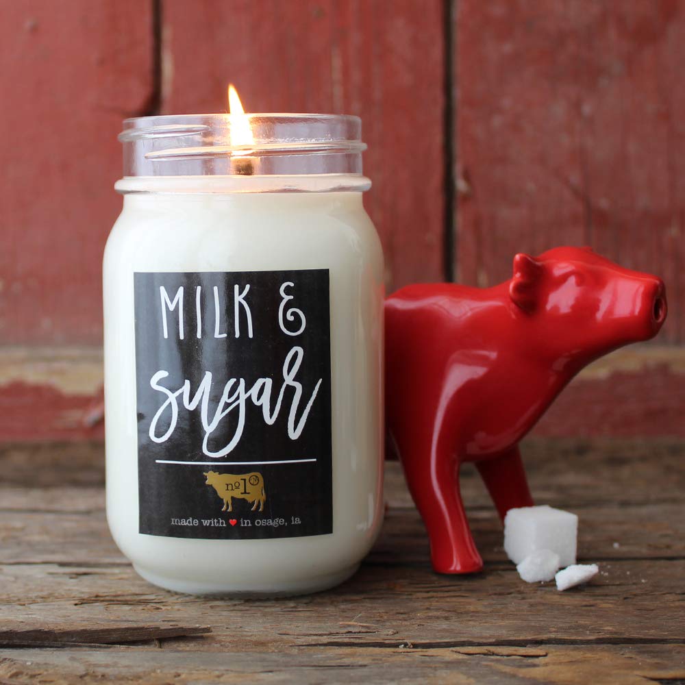 Milkhouse Candle Company - Balsam & Cedar - 26oz Beeswax and Soy Candles - Farmhouse Collection - 100% Natural, Paraffin Free, with Premium Fragrance Oil, Glass Jars with Lids