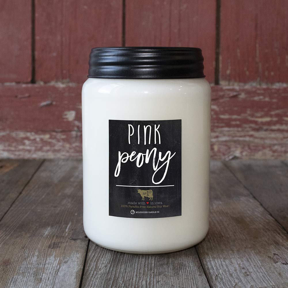 Milkhouse Candle Company - Balsam & Cedar - 26oz Beeswax and Soy Candles - Farmhouse Collection - 100% Natural, Paraffin Free, with Premium Fragrance Oil, Glass Jars with Lids