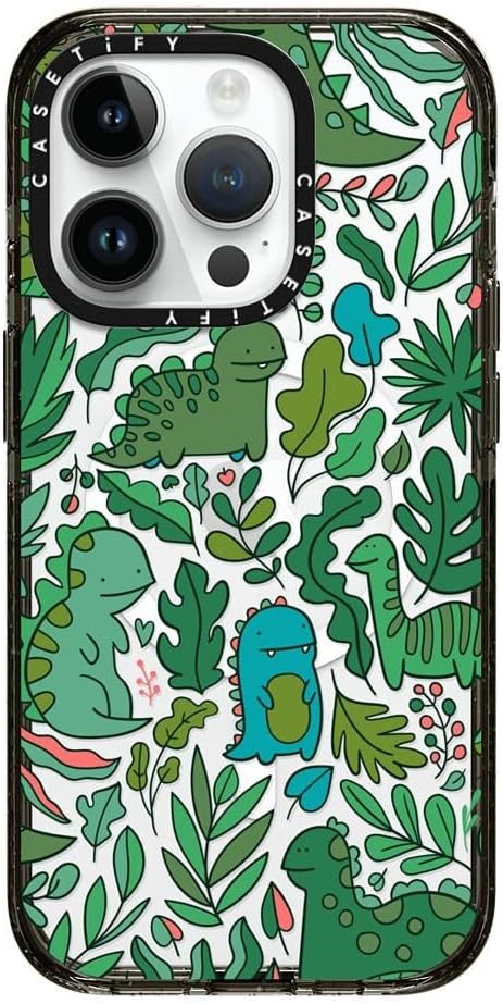 CASETiFY Impact iPhone 15 Pro Max Case [4X Military Grade Drop Tested / 8.2ft Drop Protection/Compatible with Magsafe] White/Black Colorblock - Clear Black