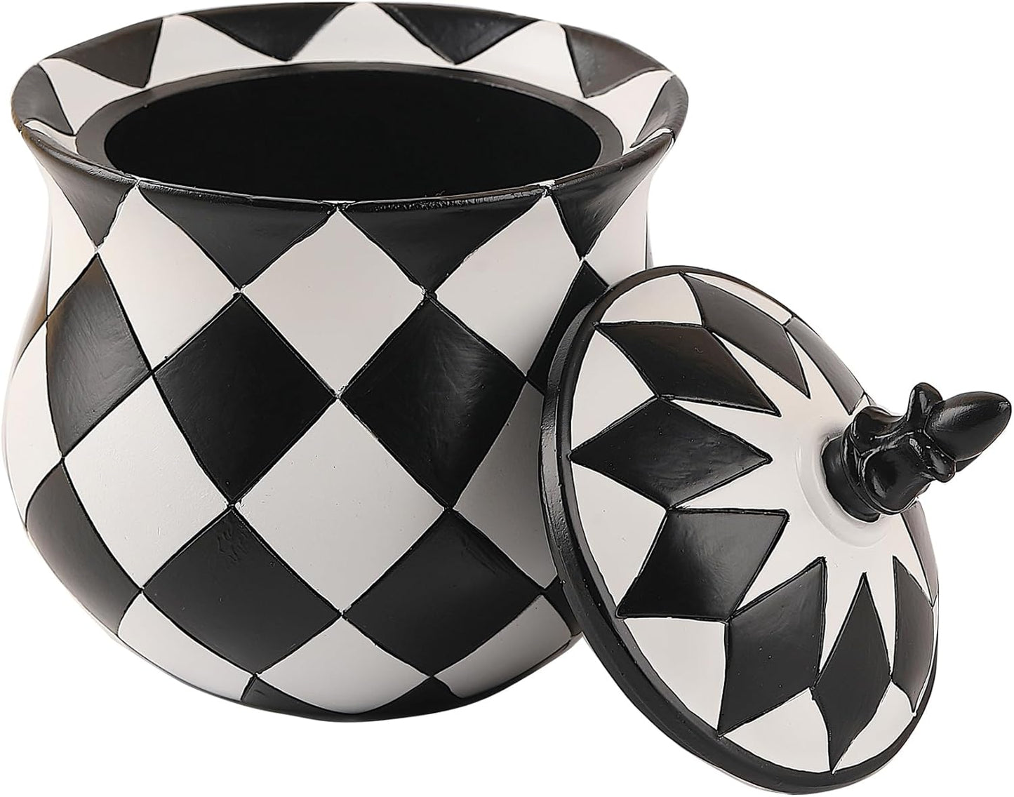 Black and White Jewelry Ring Storage Case Decorative Boxes With Lids For Home Decor Earring Container Decor Resin Necklace Travel Display Box Jewelry Box Female Gift