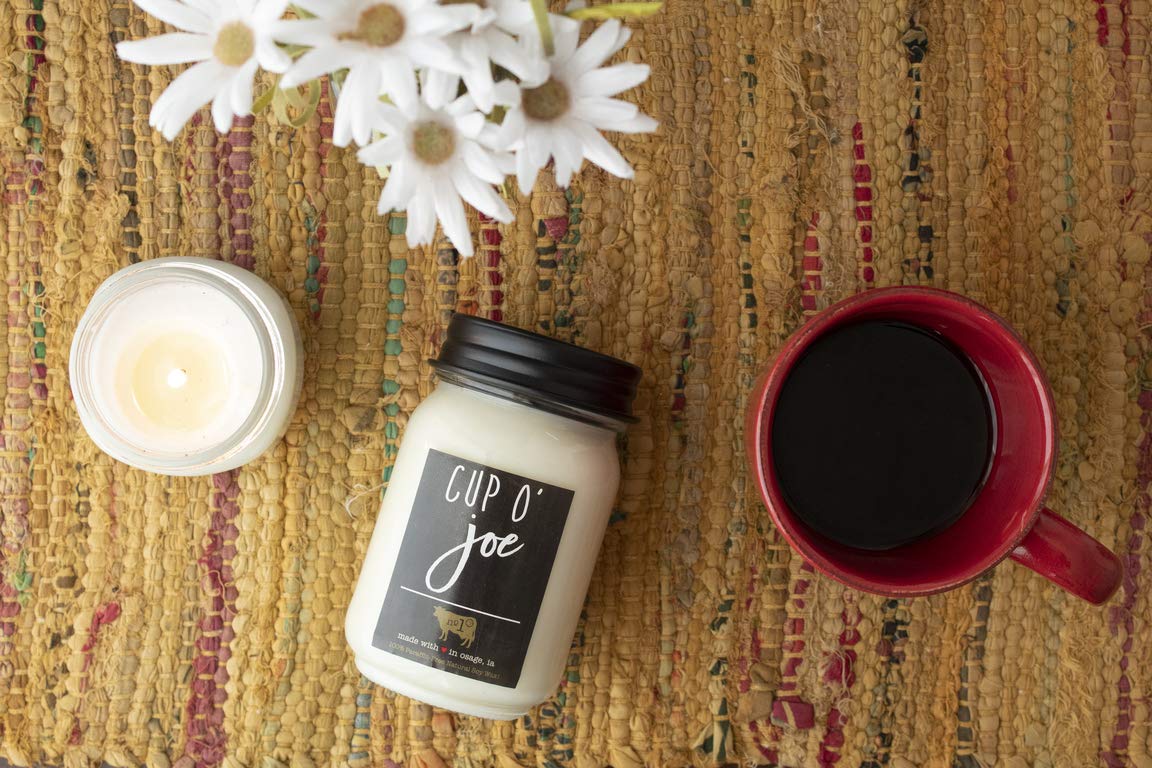 Milkhouse Candle Company - Balsam & Cedar - 26oz Beeswax and Soy Candles - Farmhouse Collection - 100% Natural, Paraffin Free, with Premium Fragrance Oil, Glass Jars with Lids