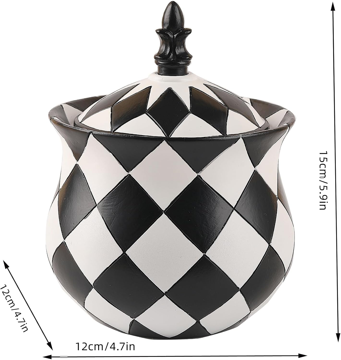 Black and White Jewelry Ring Storage Case Decorative Boxes With Lids For Home Decor Earring Container Decor Resin Necklace Travel Display Box Jewelry Box Female Gift