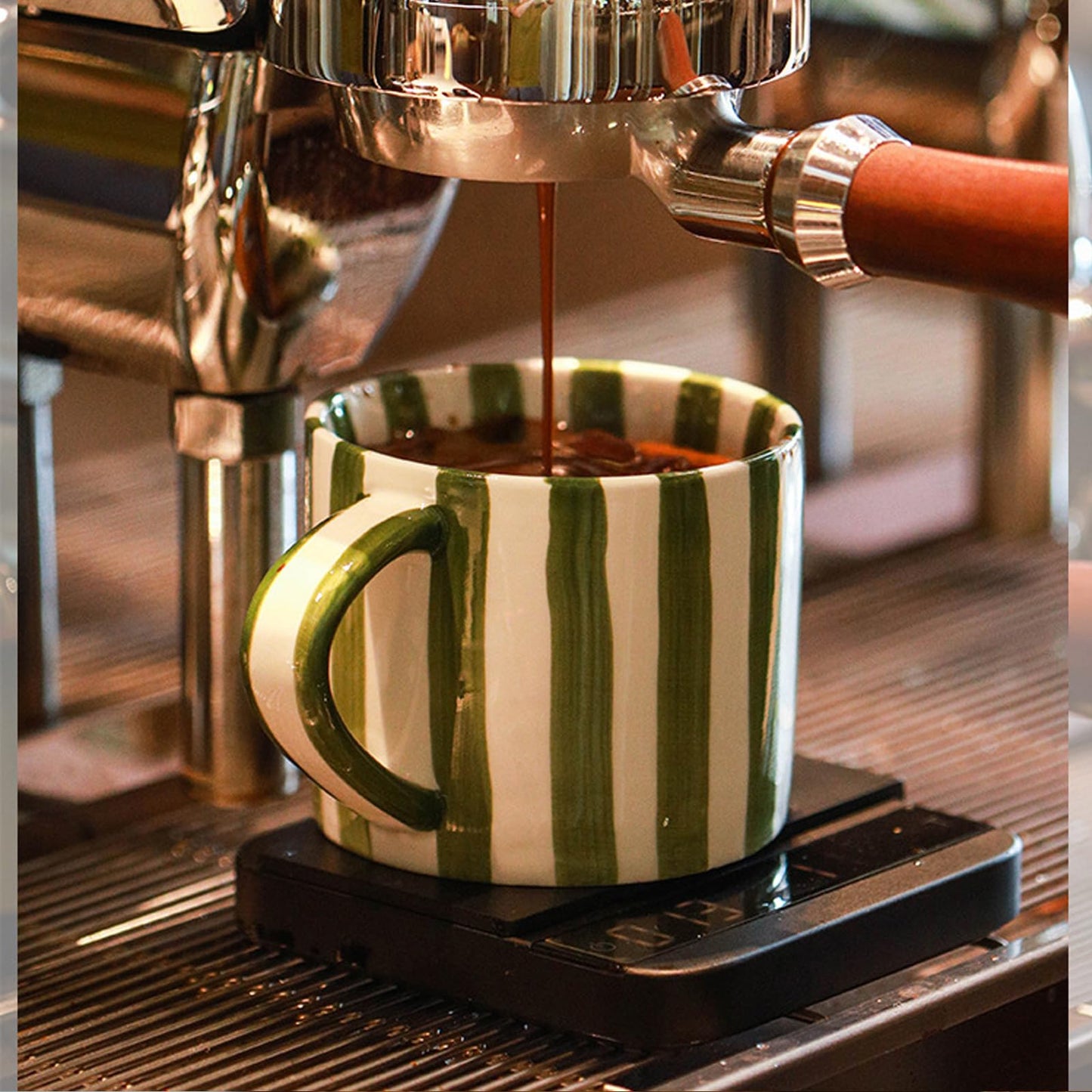 8 Oz Ceramic Coffee Mug Espresso Cups with Saucer Mug And Saucer Set Cup And Saucer Coffee Cups with Saucers Coffee Cups And Saucers,Black