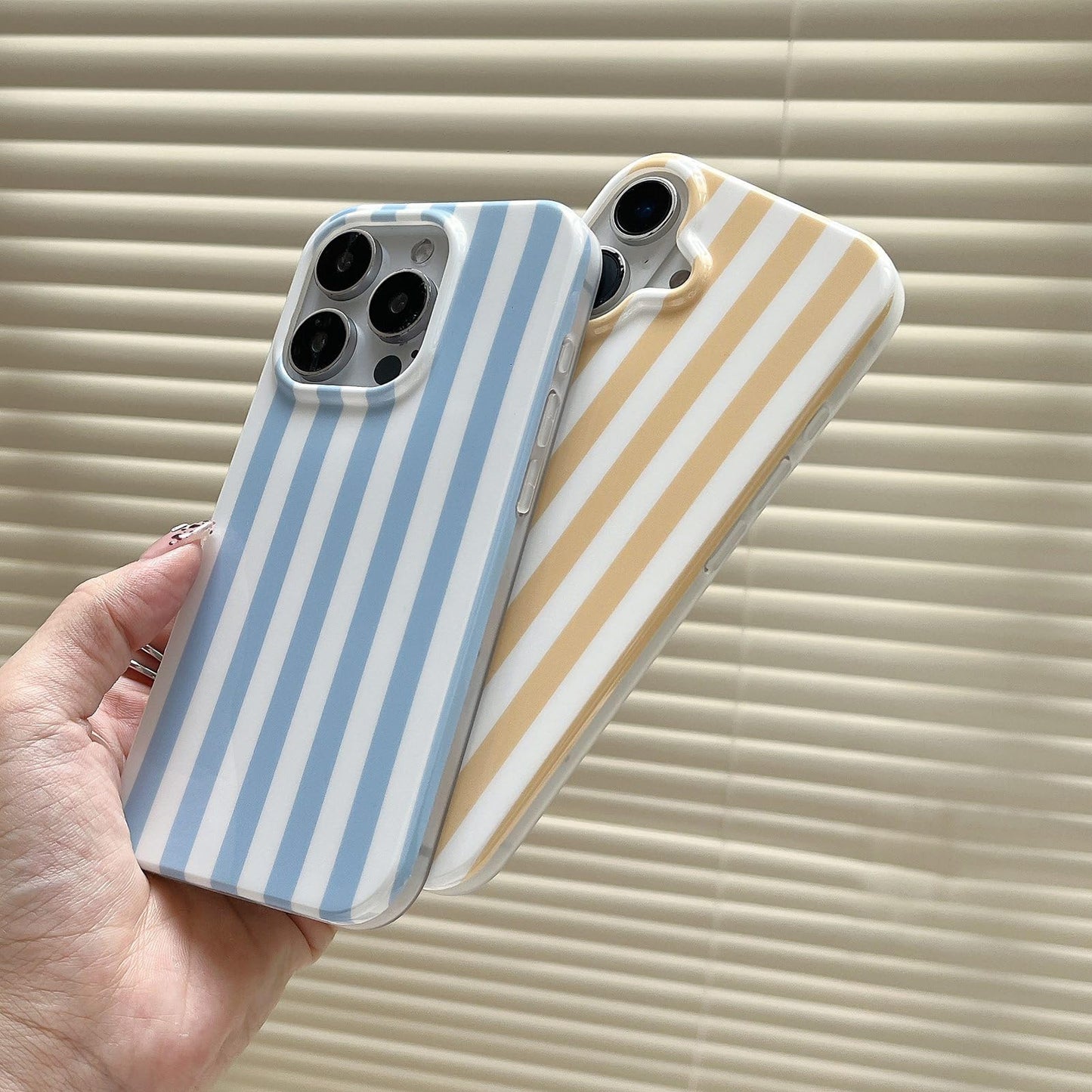 Cute Striped Phone Case Compatible with iPhone 14/13 6.1",Aesthetic Trendy Retro Stripe Pattern Chic Pretty Stylish Protective Girls Women Cover for iPhone 14/13-Black White